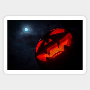 Halloween by Moonlight Sticker